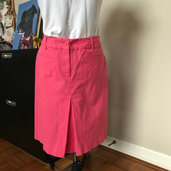 Talbots Dresses & Skirts - Talbots pink coral kickpleat skirt Talbots Dresses & Skirts - Talbots pink coral kickpleat skirt